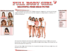 Tablet Screenshot of fullbodygirl.com